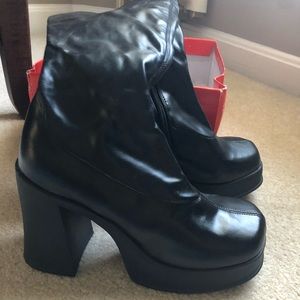 Costume Platform Boots Size 8